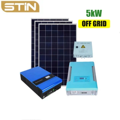  Precio al por mayor sistema Solar completo 3kw 4kw 5kw 8kW 10KW Juego completo Kit del sistema de Energía Solar Híbrido para el Hogar Fuera de la red