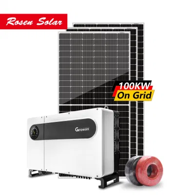 Sistema Solar On Grid 100kw para el proyecto Grande