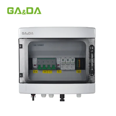  Fabricante de gada DC 1000V de la Energía Solar Fotovoltaica Panel eléctrico caja combinadora Cajas