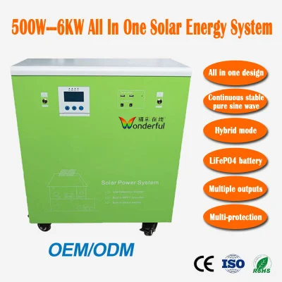  Home Use Solar Power Energy Storage System Camping 110V 220V Productos de energía renovable de la estación de energía portátil solar