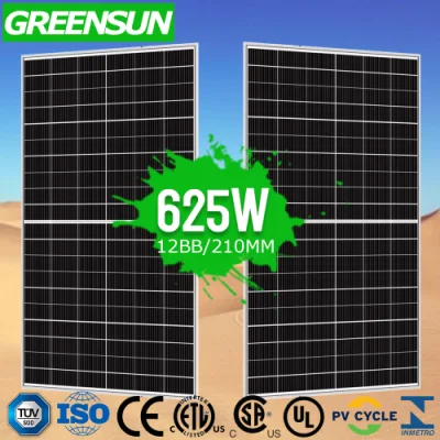  Paneles solares China 625 vatios 600W 610W 620W 680W 1000W N Tipo HJT Mono Panel Solar