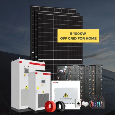  Home Solar Fotovoltaica Panel Alicosolar 5 kW 6Kw 10KW 10000 Watt Solar Montage System Hybrid House Warehouse Use Personalización básica