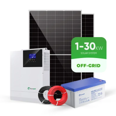  Sunpal Solar Panel Home System 3Kw 4kW 5Kw Off Grid Sistema de energía solar en el suelo