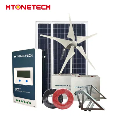  Htonetech Monocrystalline flexible Full Black Solar Panel Manufacturing 1,5 kW Sistema Solar China sistema híbrido de diesel de viento con viento solar Turbina