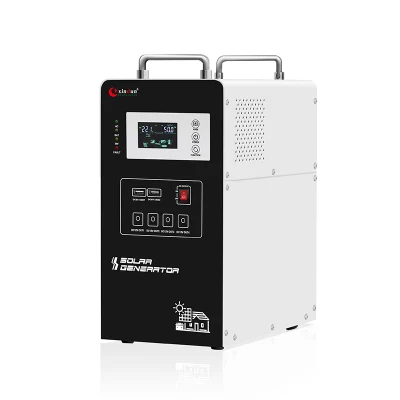  Best Price Mini batería portátil de 300W 1000W 500W 500 vatios Generador de energía solar de la energía de la red para casa