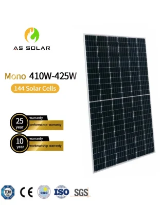  450W 144 células Half Cut Monocristalina de calidad superior de alta eficiencia Módulo PV sistema Solar
