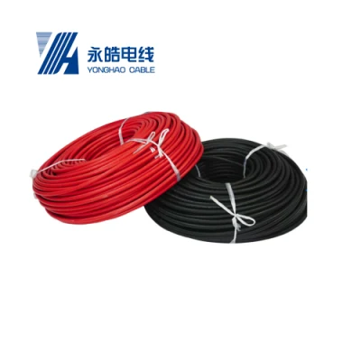  Fabricante Pricetuv Certified Brand PV Rojo y Negro Fotovoltaica DC Cable eléctrico de comunicación para paneles electrónicos solares