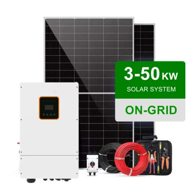  6 kW Kit sistema Solar Fotovoltaico 3 kW en red Solar Power Set Fotovoltaica para el hogar