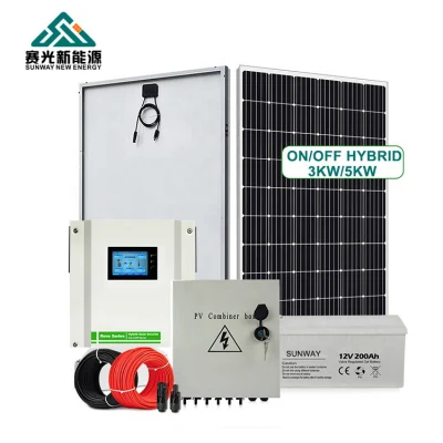  1kw-2kw-3kw-4kw-5kw fuera de la red del sistema de bomba de alimentación de la Casa Solar