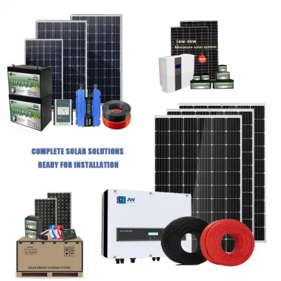  Sistema híbrido completo mejor Precio 1KW 2kW 3kw 5kw 6Kw sistema de Energía Solar trifásica