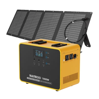  Buen Precio Mayorista sistema Smart BMS Banco de Energía Solar 2400W Generador de Energía Solar portátil 1000W