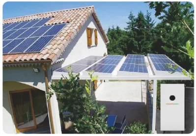 Generador batería sistema de reserva todo en uno fuera de la red solar Sistema batería de reserva de energía para el hogar 7,2kwh 5kw