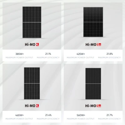  Monocristalina Silicon Longi Hi-Mo 5 Panel solar 425W 465W 550W 560W para el sistema de energía completo 4kw