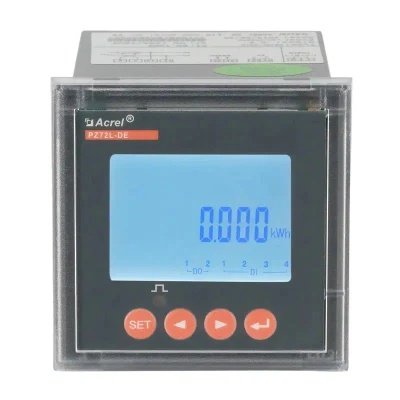  Medidor de energía DC Acrel Medición de la instalación de panel 0-1000V con pantalla LCD