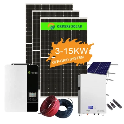  Los pedidos de 10kw a 15kw Sistema Solar fuera de la red en casa completo sistema de Energía Solar 10000W Kit de paneles solares
