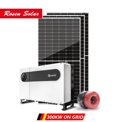  Sistema Solar en la red eléctrica de 300kw de Proyecto para la fábrica