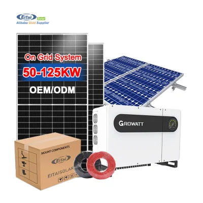  Eitai Venta caliente del Sistema de Panel Solar 100kw generador solar con el inversor