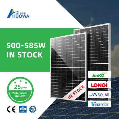  Paneles Solares TONGI/Ja/Jinko/Trina Solar Sun Panels Topcon N-Type Mono 550W 560W 565W 570W 575W 580W 585W instalación del sistema de paneles fotovoltaicos fotovoltaicos fotovoltaicos fotovoltaicos Coste/Precio para el hogar