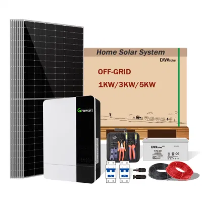  Dah Kit de paneles fotovoltaicos Dah 3kw 5kw 8kW Grid Tie Sistema de energía solar 10KW para techo doméstico