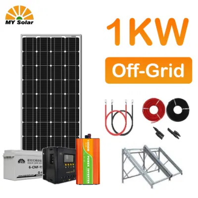  1 kilovatios de energía del Panel Solar Precio del sistema