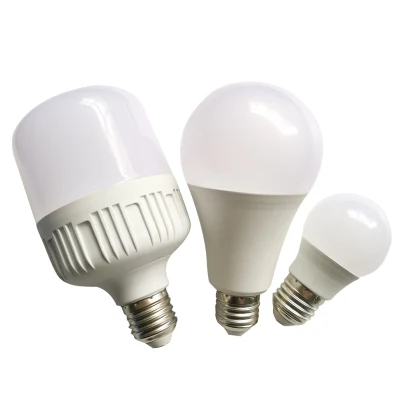 China Proveedor de la luz de ahorro de energía AC DC A60 E27 B22 3W 5W Bombilla LED SMD de 9W Lámpara Bombilla de luz