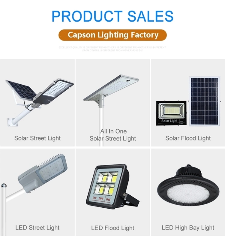 3years Warranty 50, 000 Hours High Brightness 40W 60W 120W 180W Aluminium Garden Outdoor Waterproof IP65 Street Light All in One Smart LED Solar Light