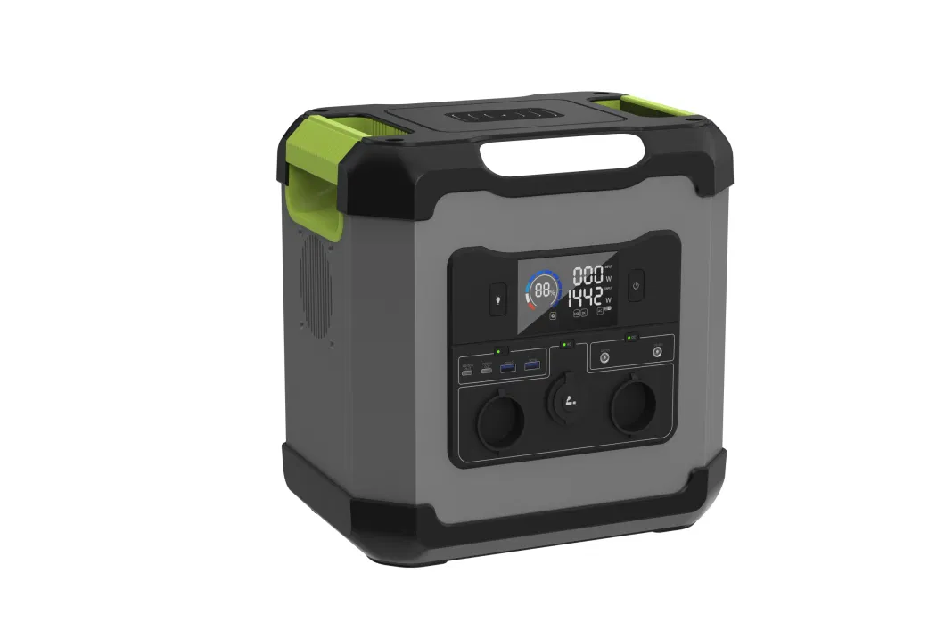 Portable Power Station 1680wh 2000W Lithium Battery Solar Generator Outdoor Mobile Power Supply