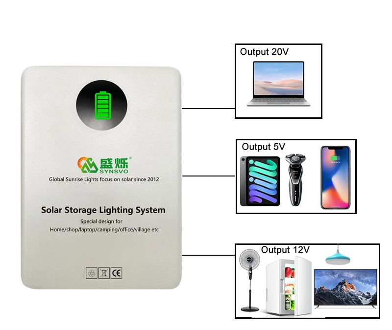 Outdoor Energy Storage Lithium Battery Pack Power Station 300W Solar Power Generator 150W Portable Power Supply