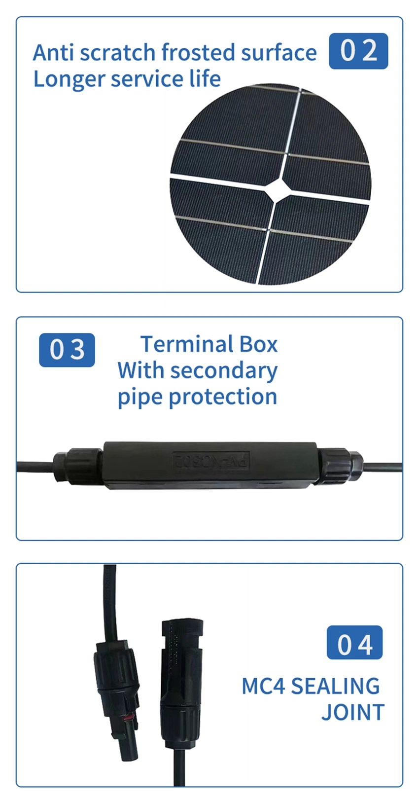 Portable Monocrystalline Silicon Flexible Solar Panel RV Camping