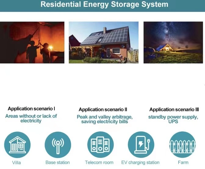 Ess 5kwh Lithium Iron Phosphate Battery System Solar Power System for Home