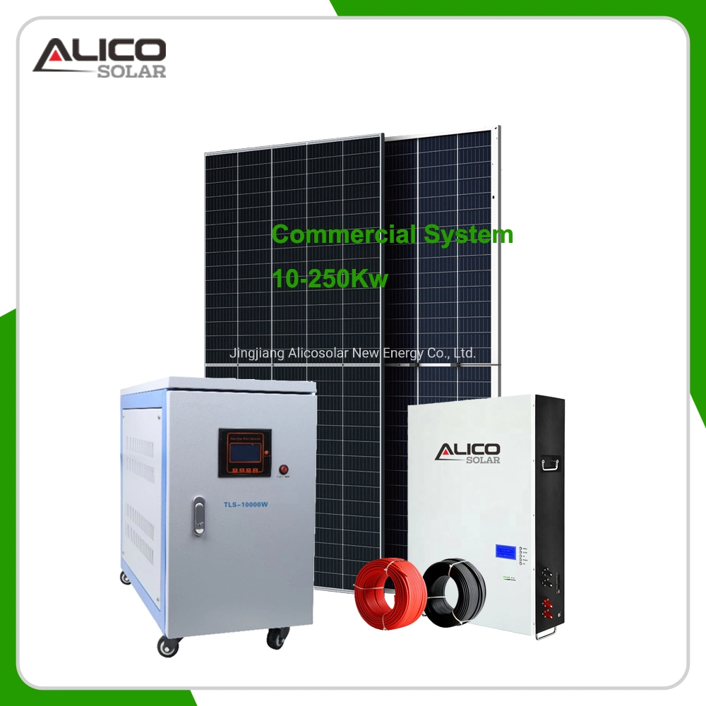 Factory Price Home Use off Grid 1kw 3kw 5kw 7kw 10kwh LiFePO4 Battery Panel Generator Hybrid Inverter Solar Energy System 10kw Grid Tied