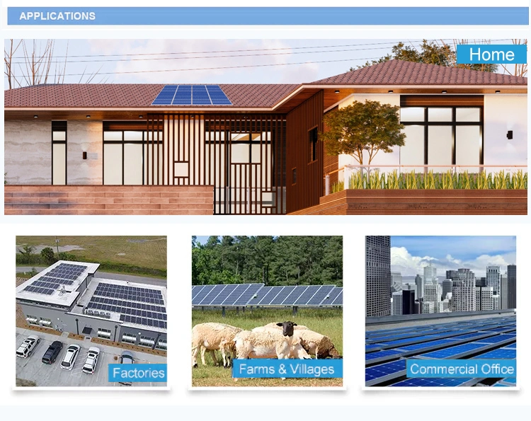 Ready to Ship Solar System off-Grid Energy Storage System 3kw 5kVA 8000W 10kw Hybrid PV Panel for Home Farm