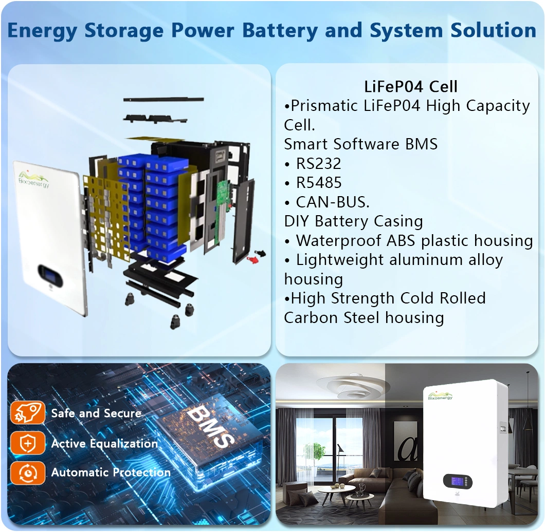 Full Hybrid off-Grid Solar Power System 5kw 10W 12W 20kw Complete Hybrid Battery Backup Set for Home