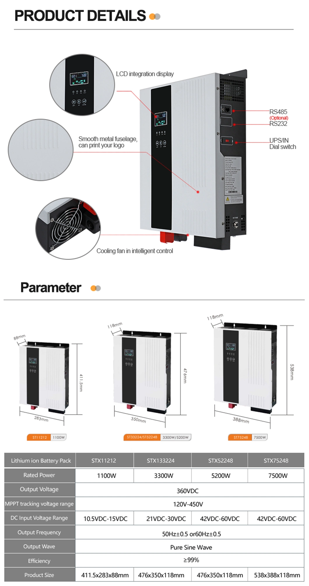 off Grid 5000W 7kw Hybrid Solar Micro Energy Battery Power Panels Inverter System Price for Home Plant