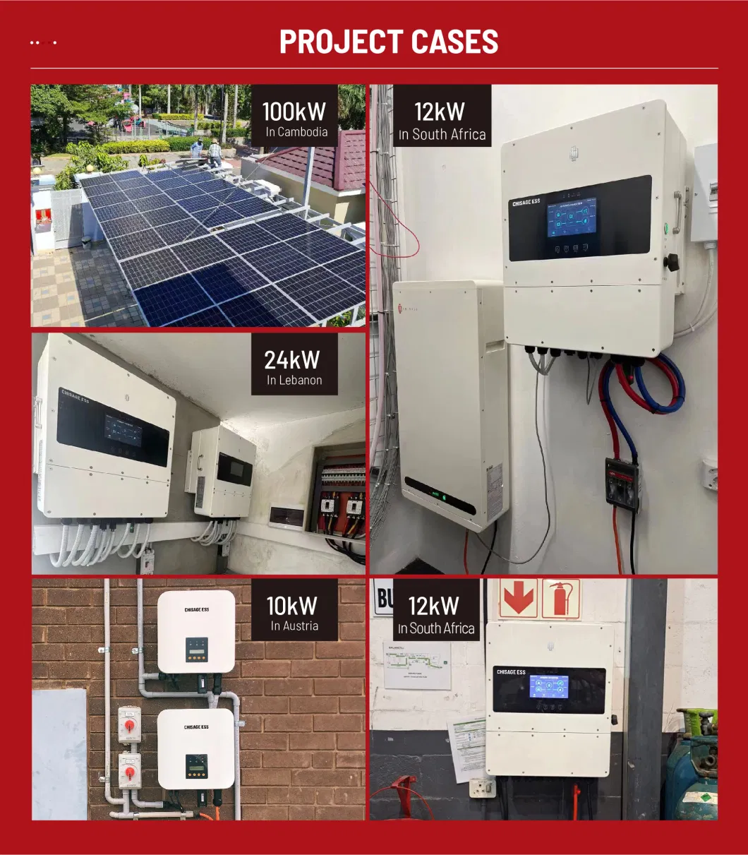 4kw PV Hybrid Inverter 4-20kwh LFP Battery Residential Backup Power Station All in One Solar Storage System Ess