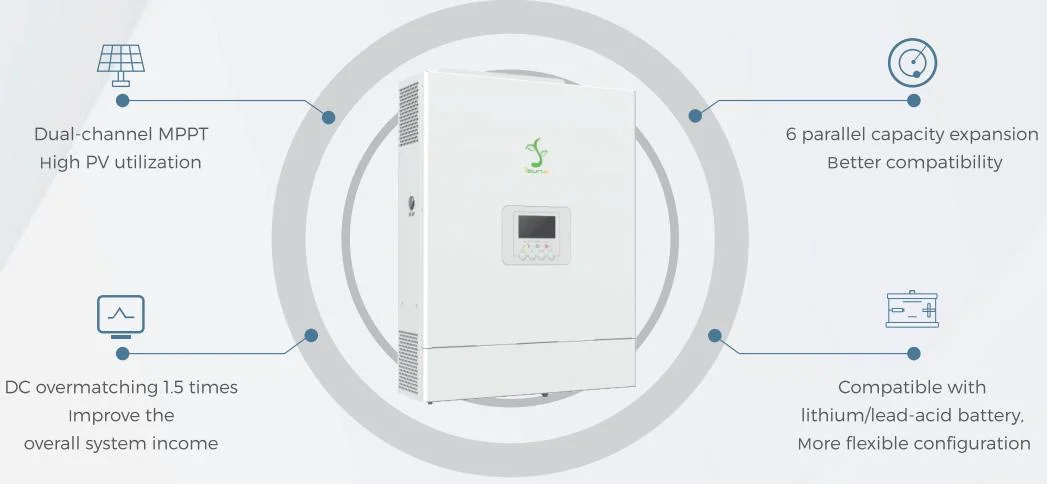 Two-Way MPPT Solar Hybrid Inverter Manufacturer for Solar Energy Supply