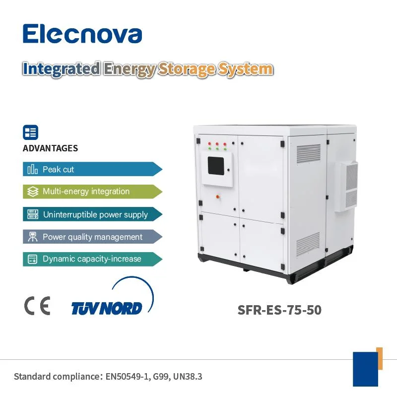 Elecnova 75kwh Peak Shaving Battery System Solar Storage Dg Micro-Grid Solution