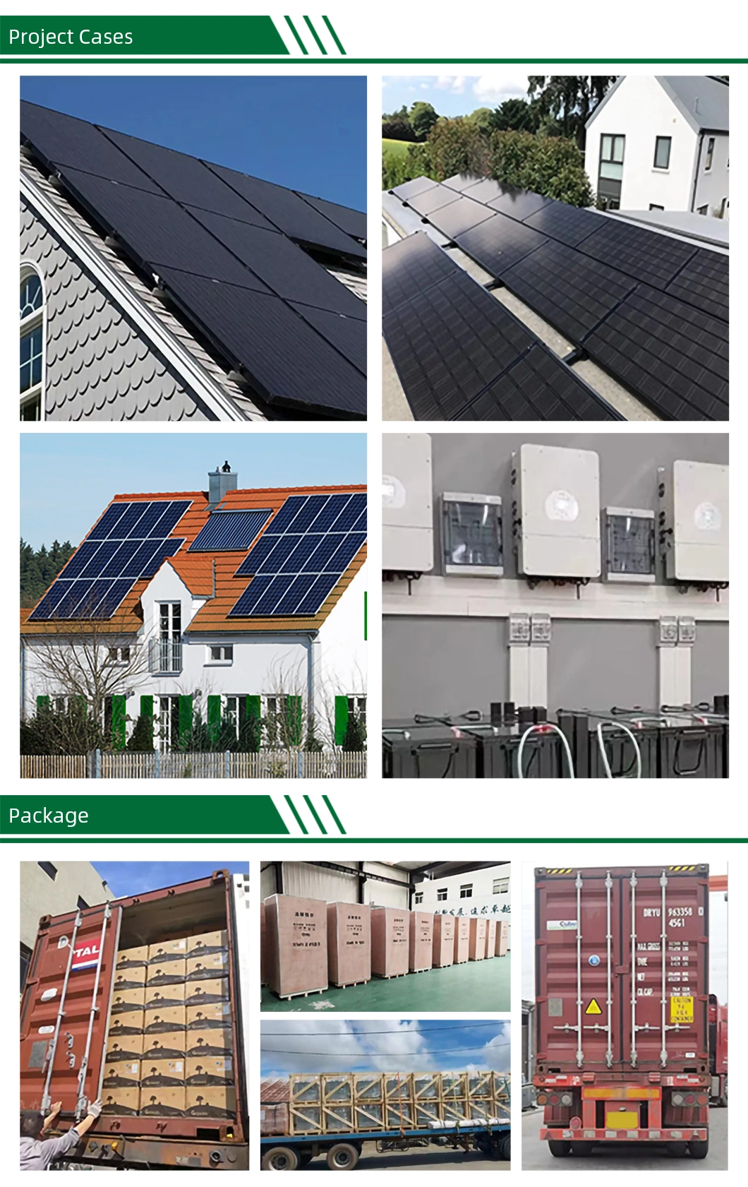 Three Phase on Grid Hybrid Full Solar Panel Complete Kit 25 Kw 35kw 40 kVA 100kw 500kw 1MW Solar Power System Price