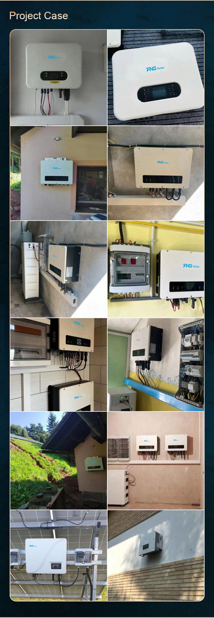 OEM Solar Inverter 1.5kw 3kw 4kw 5kw 6kw on Grid Solar Inverter Manufacturer