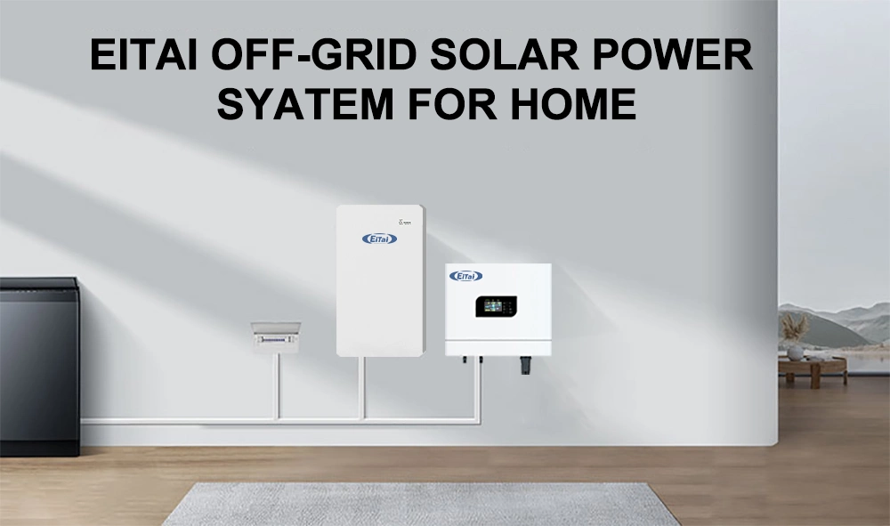 Eitai 10 Kw off Grid Solar Power System Complete Kit Hybrid Inverter