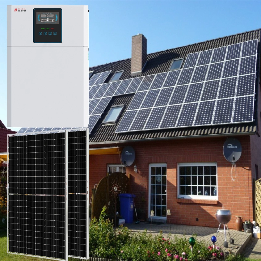 Complete Set Hybrid Solar Energy Electrical System 100000W 3kw 5kw 6kw 8kw Solar Power System Cost Solar Controller System off Grid Solar System