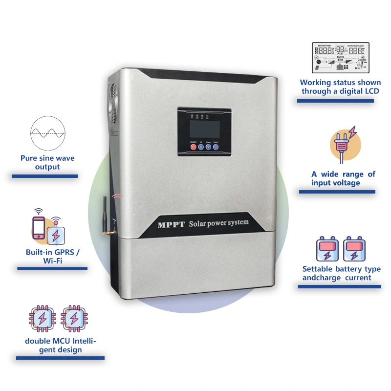 Snadi Solar Hybrid Inverter/Solar Energy Products 1.5kw/2kw/3kw/4kw/5kw/6kw