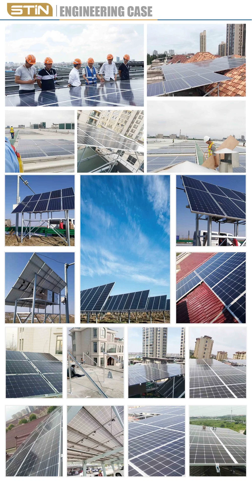 5kw 5000W off Grid Roof Mounting PV Module Cell Home Solar Kit Energy Panel Power System with Generator Inverter for Home/Commercial/Industry System