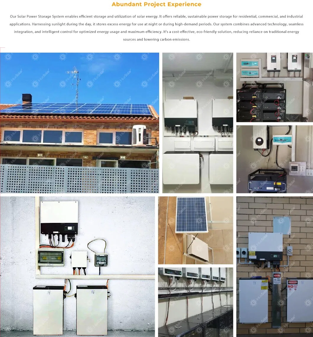 5kw 10kw 15kw 20kw 30kw Hybrid on/off Grid Solar PV Inverter Panels Photovoltaic Home Energy Storage Power Generator Module System with Lithium-Ion Battery