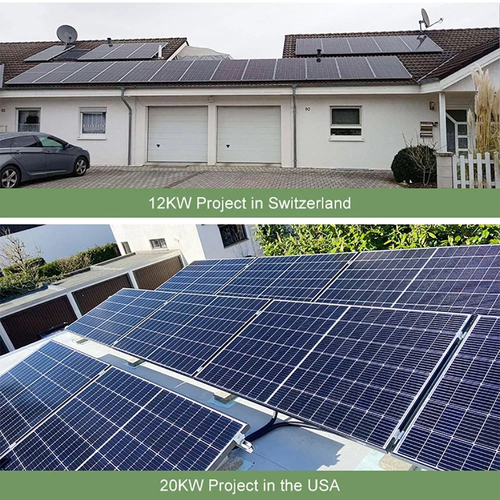 Gp 5kVA 10kVA 12kVA Hybrid Solar Energy System with Wooden Box Package