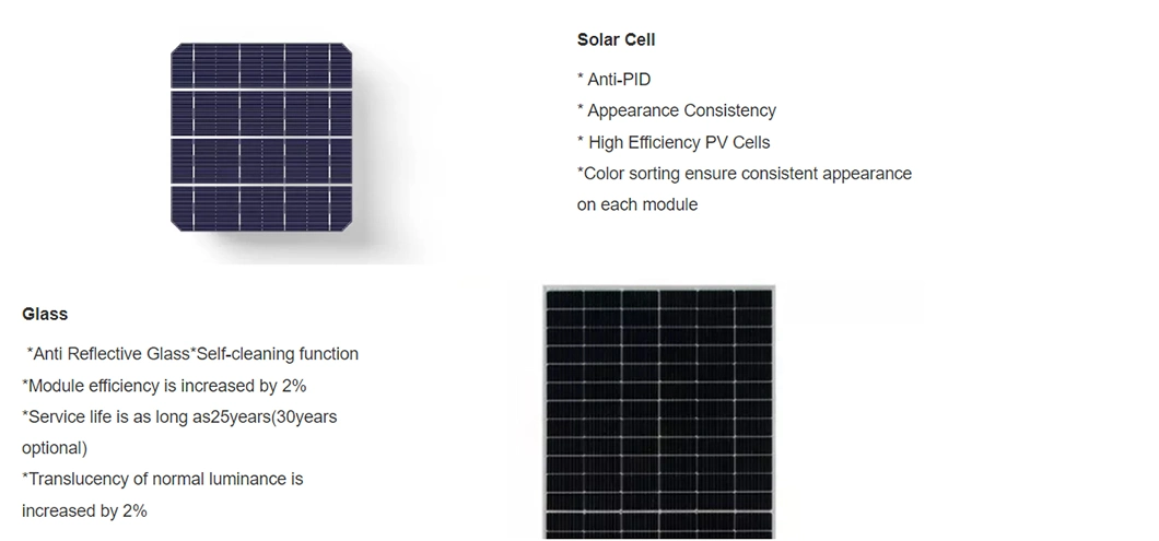 Factory Supply Mono Solar Panel 440W 450W 460W Photovoltaic Module Sunpower 500W Pannell Solar Panel