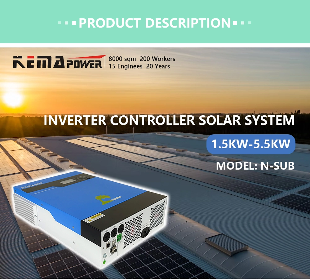 Kemapower Sunket Transformerless Inverter on Grid off Grid Solar Inverter