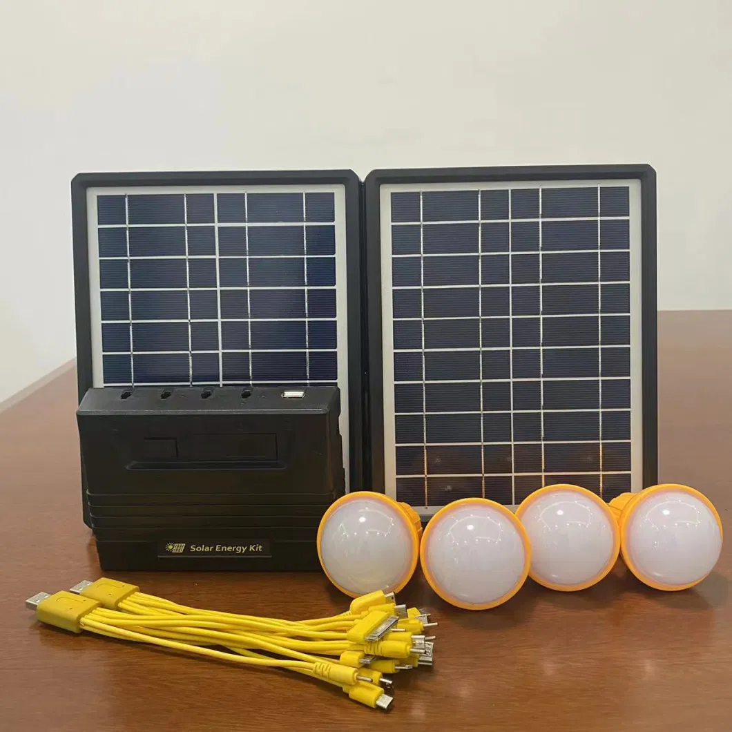 Qingdao Sunflare Portable LED Energy Home Lighting System SKD Solar Kit with Mobile Phone Chargers (5W/10W SF-904)