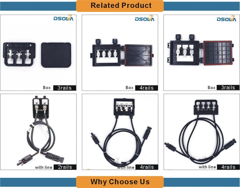 Dsola Factory Customized Photovoltaic Solar Array Junction Box Specification