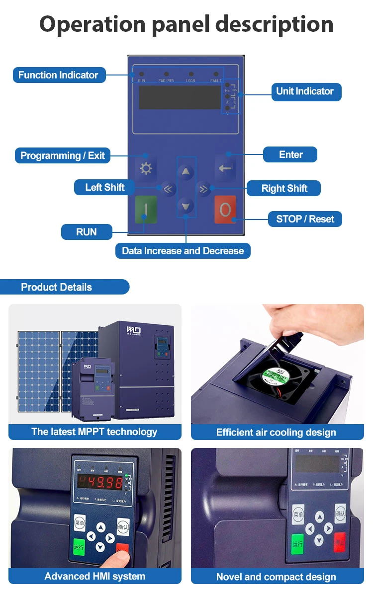 Photovoltaic City Power Automatic Switching Solar Inverter 4kw off-Grid Solar System Directly From Bedford Factory